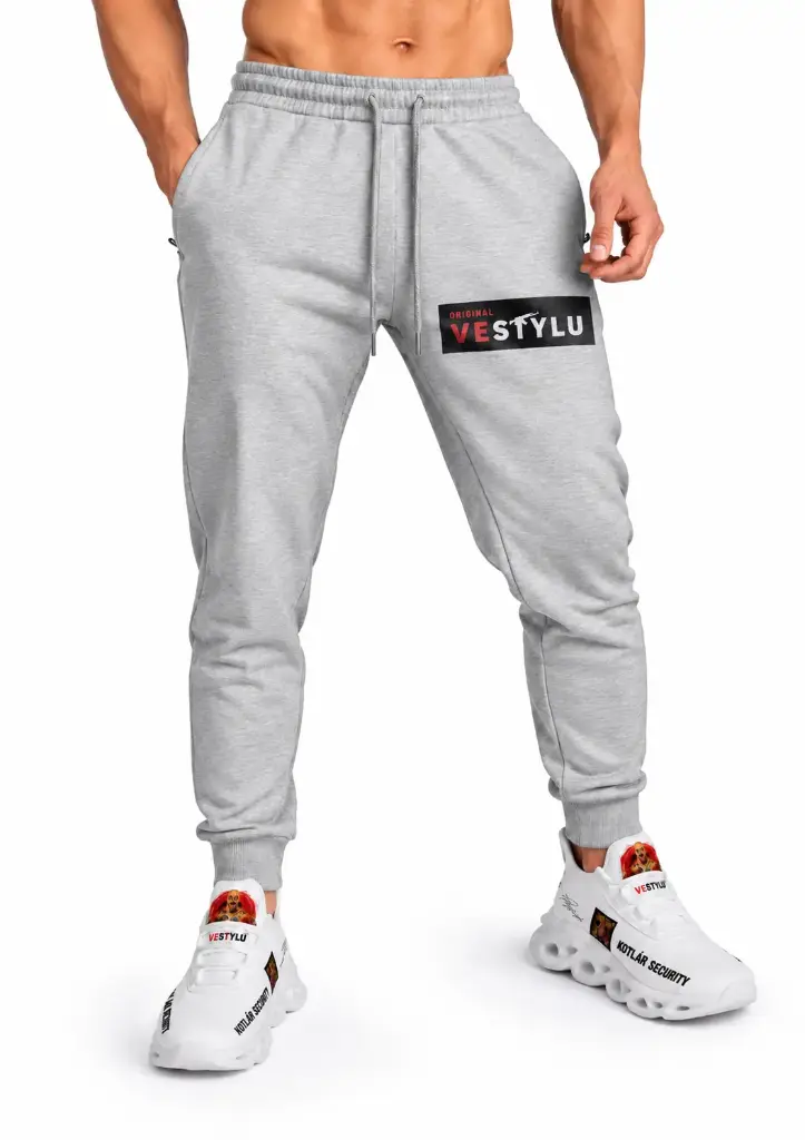 Teplaky (Šedé) ORG. VE STYLU
